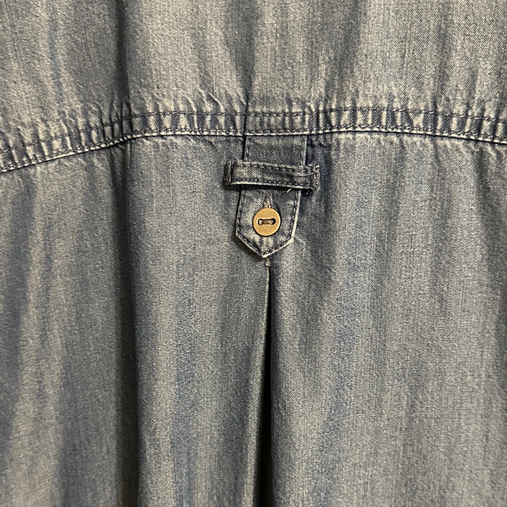 J. Jill Blue Denim Button Down Shirt - Picture 8 of 8
